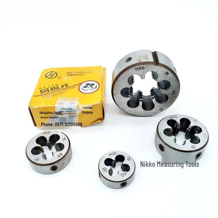 Hangong Круглая плашка Стандартный шаг M3-M30 Dark Gray M10*1.25
Hangong Круглая плашка Стандартный шаг M3-M30 Dark Gray M10*1.25