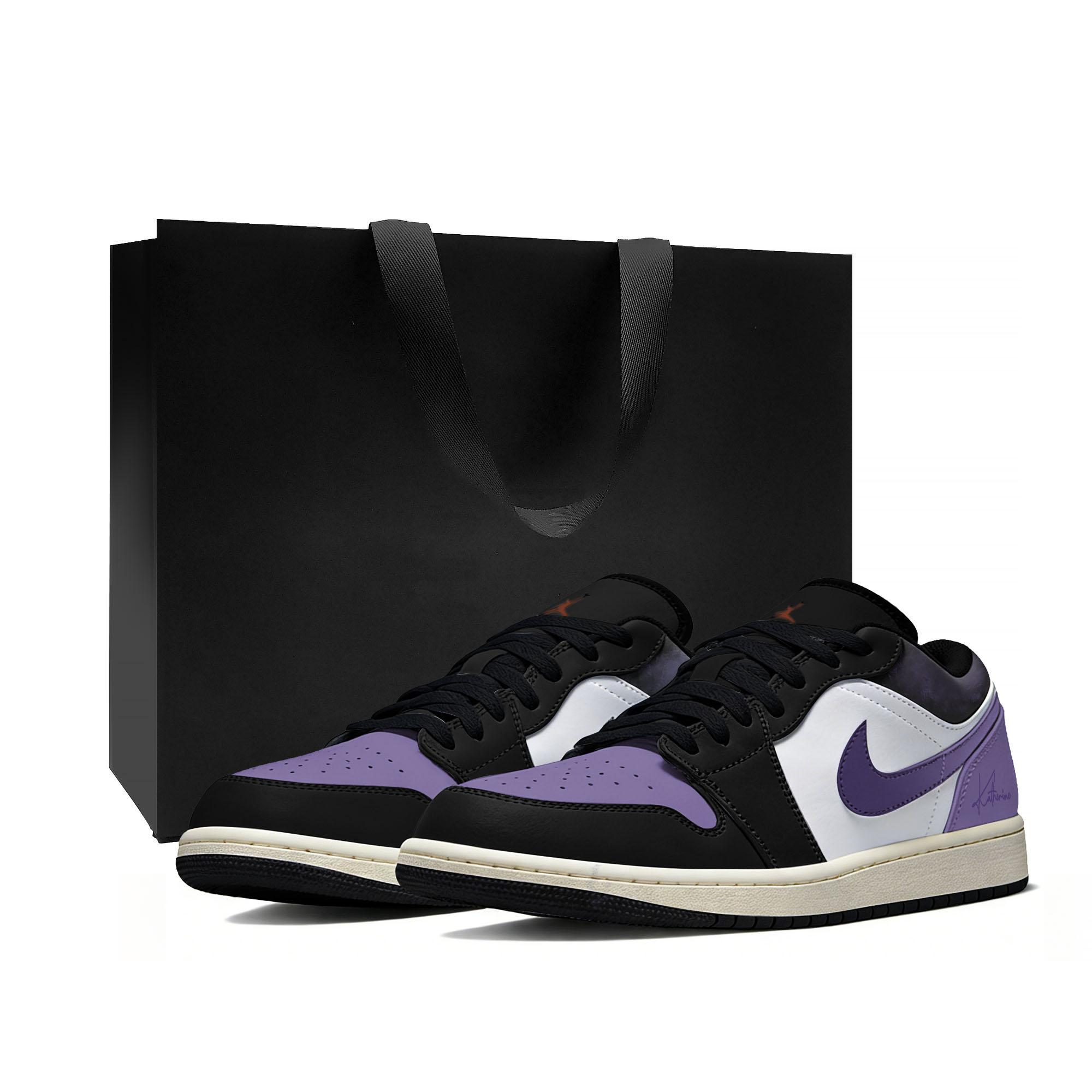 Jordan Air Jordan 1 Slip Resistant Abrasion Resistant Low top Vintage Basketball Shoes Unisex Black Pink 553558-081(Team661-) 43
Jordan Air Jordan 1 Slip Resistant Abrasion Resistant Low top Vintage Basketball Shoes Unisex Black Pink 553558-081(Team661-) 43