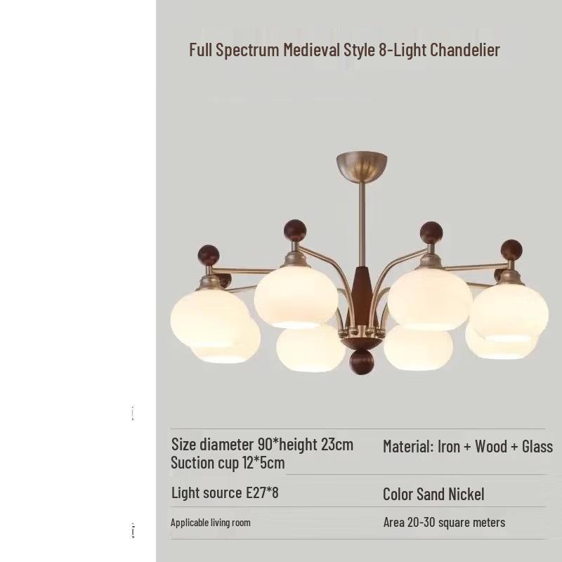 Simple Persimmon 8-Light LED Chandelier
Simple Persimmon 8-Light LED Chandelier