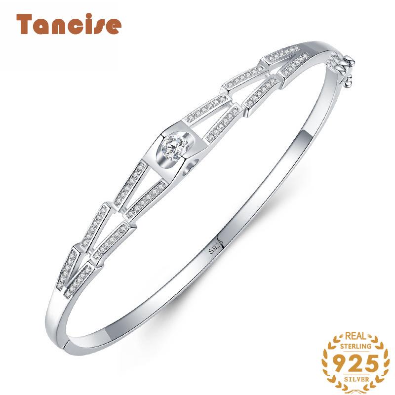 Tancise Classic 925 Sterling Silver Цирконовий браслет Ювелірні вироби Геометричні бісерні ланцюгові браслети Модний вишуканий весільний подарунок для подруг жінок срібний
Tancise Classic 925 Sterling Silver Цирконовий браслет Ювелірні вироби Геометричні бісерні ланцюгові браслети Модний вишуканий весільний подарунок для подруг жінок срібний