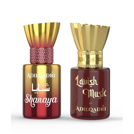 AdilQadri Shanaya & Lavish Musk Attar Combo Pack | Безалкогольные шариковые духи для мужчин и женщин | Упаковка по 2-5,5 мл каждая
AdilQadri Shanaya & Lavish Musk Attar Combo Pack | Безалкогольные шариковые духи для мужчин и женщин | Упаковка по 2-5,5 мл каждая