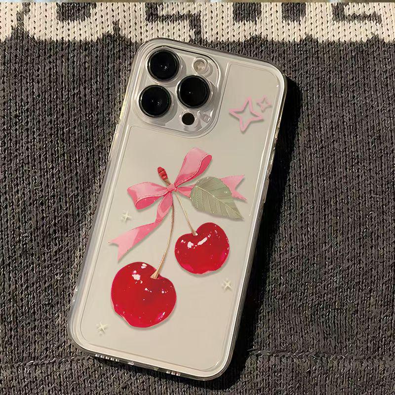 Cute Cherry Soft Shell Phone Case for iPhone 17 Pro Max/16/15 Pro/17 Air/13 XR
Cute Cherry Soft Shell Phone Case for iPhone 17 Pro Max/16/15 Pro/17 Air/13 XR