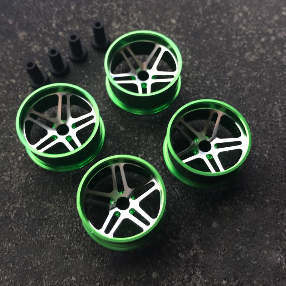 Mini 4WD aluminum wheels set of 4 diameter 5D (wheel 23.6mm) (green) зелений
Mini 4WD aluminum wheels set of 4 diameter 5D (wheel 23.6mm) (green) зелений