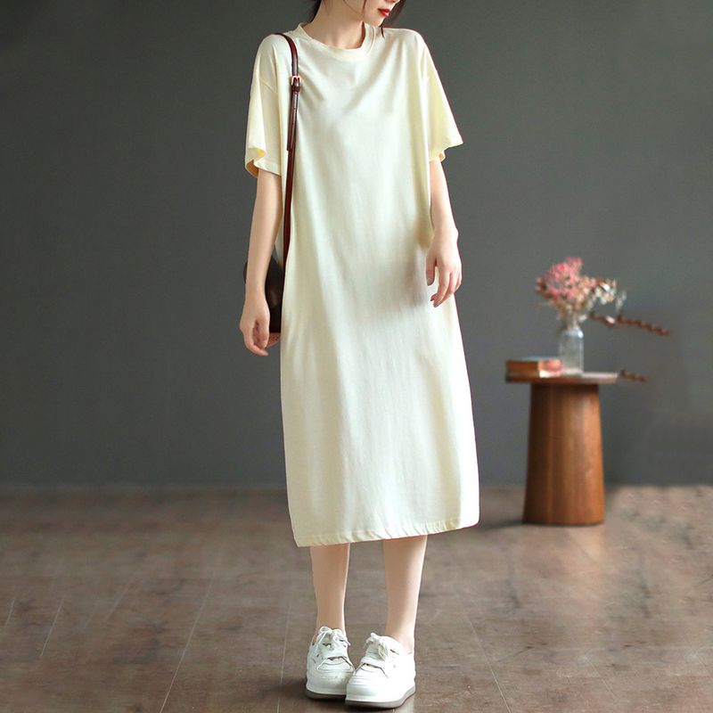 Clearance Leak-Picking 100% Pure Cotton Plus size Short sleeve Dress Women Summer 2025 New over-the-Knee Mid-Length A- line Skirt Off-White M
Clearance Leak-Picking 100% Pure Cotton Plus size Short sleeve Dress Women Summer 2025 New over-the-Knee Mid-Length A- line Skirt Off-White M