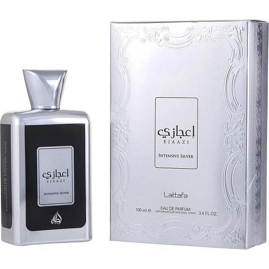 @Lattafa Ejaazi Intensive Silver Eau De Parfum 100ml # SS55
@Lattafa Ejaazi Intensive Silver Eau De Parfum 100ml # SS55