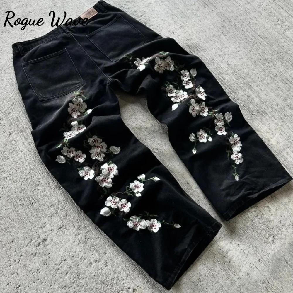 RogueWave Y2K Харадзюку Ретро Джинсы Художественный Узор Вышивки Сакуры Деним Брюки Хай Стрит Свободные Прямые Брюки M синий
RogueWave Y2K Харадзюку Ретро Джинсы Художественный Узор Вышивки Сакуры Деним Брюки Хай Стрит Свободные Прямые Брюки M синий