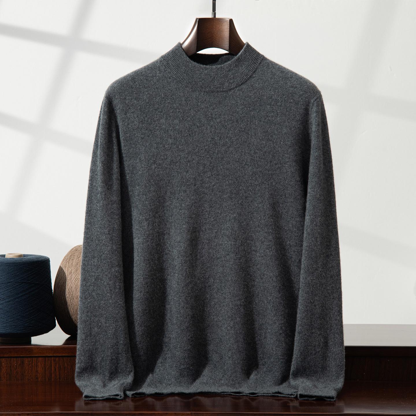 Men s Soft Cashmere Half-High Neck Sweater, Solid Color, Business Casual Pullover, Skin-Friendly Knitwear Base Layer L 130-150 lbs
Men s Soft Cashmere Half-High Neck Sweater, Solid Color, Business Casual Pullover, Skin-Friendly Knitwear Base Layer L 130-150 lbs