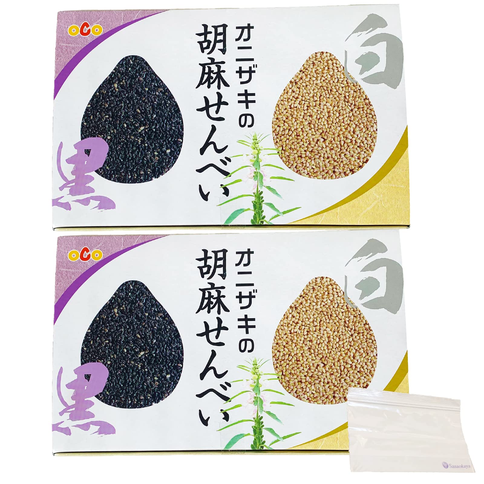Onizaki Sesame Rice 8 pieces x 2 boxes Sasaokaya storage bag naturally sweet Japanese sweets with lots of sesame Japanese no wheat flour Crackers,
Onizaki Sesame Rice 8 pieces x 2 boxes Sasaokaya storage bag naturally sweet Japanese sweets with lots of sesame Japanese no wheat flour Crackers,
