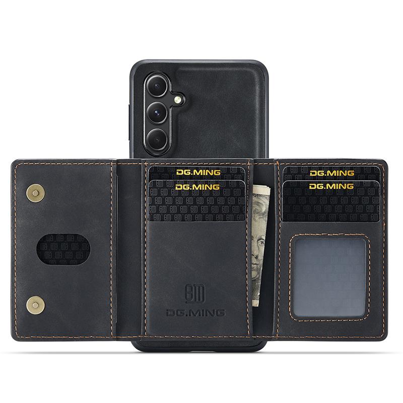 DG.MING M2 Series for Samsung Galaxy S23 FE Detachable Wallet Phone Case Kickstand Leather Coated TPU+PC Cover Black
DG.MING M2 Series for Samsung Galaxy S23 FE Detachable Wallet Phone Case Kickstand Leather Coated TPU+PC Cover Black
