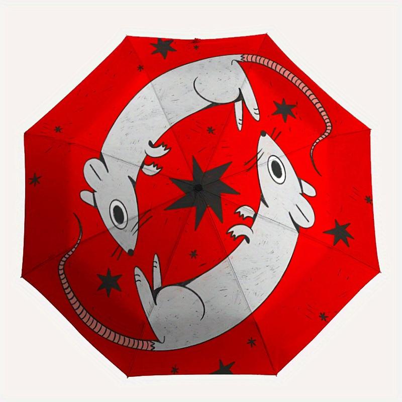 1pc Mouse Stars Automatic Open/Close Umbrella, Portable Folding Umbrella for Travel, Themed Events, It is suitable as a gift for various festivals, Ou
1pc Mouse Stars Automatic Open/Close Umbrella, Portable Folding Umbrella for Travel, Themed Events, It is suitable as a gift for various festivals, Ou