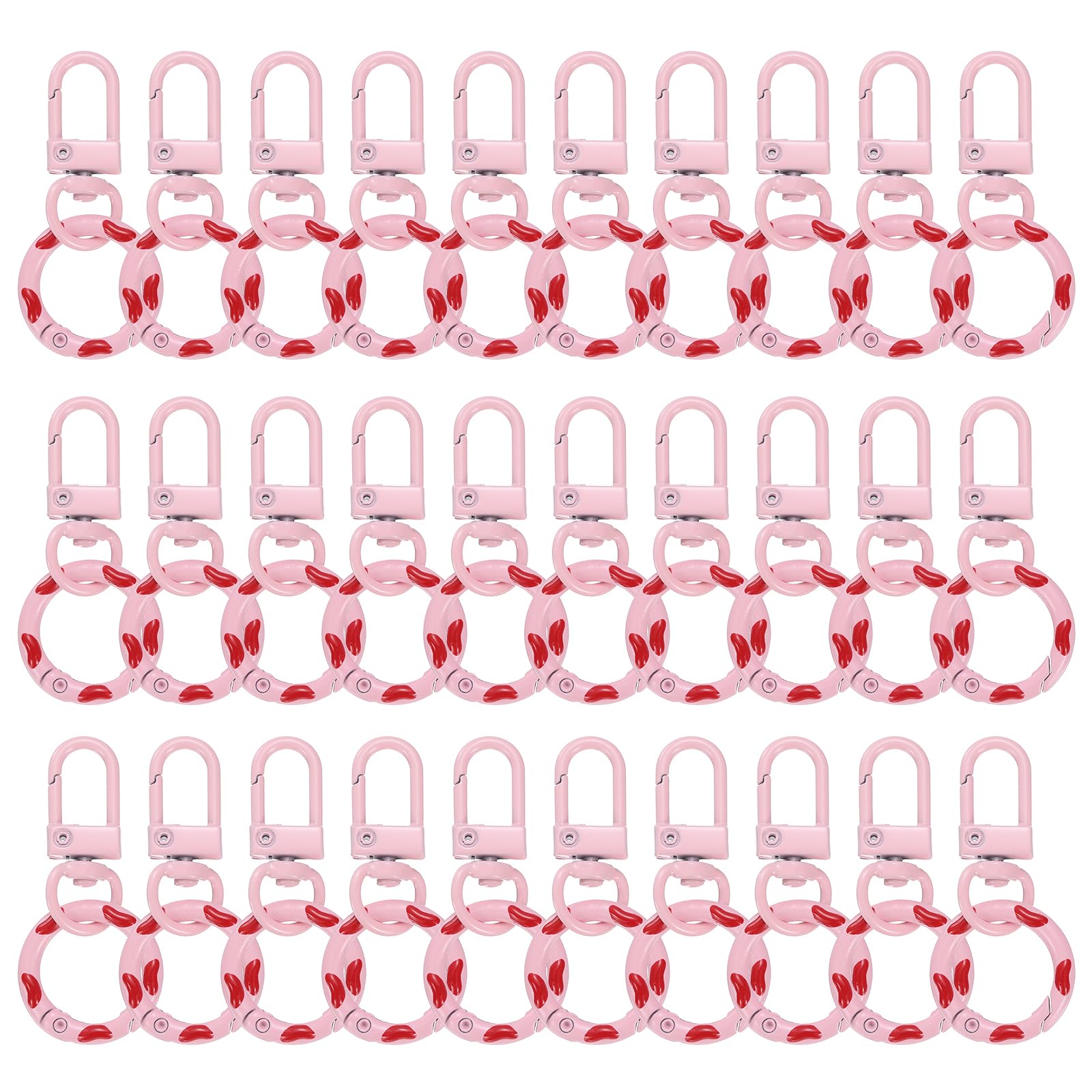 30pcs Lobster Clove Clasps Keychain Swivel Trigger Clips Zinc Alloy Colorful Key Chain Clips Snap Hook Jump Flat Split Ring DIY Craft Jewelry Making
30pcs Lobster Clove Clasps Keychain Swivel Trigger Clips Zinc Alloy Colorful Key Chain Clips Snap Hook Jump Flat Split Ring DIY Craft Jewelry Making
