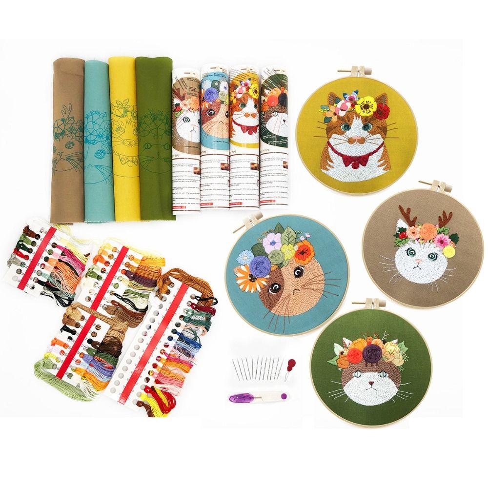 DIY Cat Landscape Stitching Kits Cute Cross Stitch Set Art Needlework Cat Punch Needle Set Adults жовтий
DIY Cat Landscape Stitching Kits Cute Cross Stitch Set Art Needlework Cat Punch Needle Set Adults жовтий