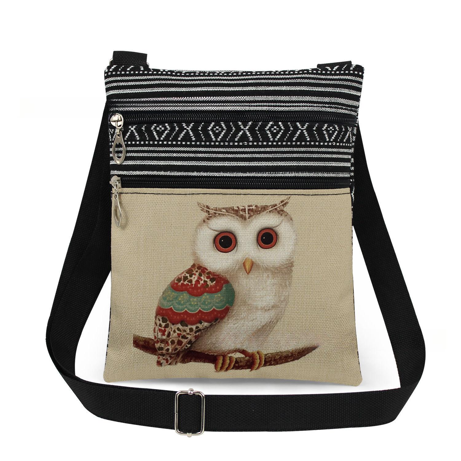 1PC Owl Print Tote Bags Women Shoulder Handbags Postman Package 6897 KTB
1PC Owl Print Tote Bags Women Shoulder Handbags Postman Package 6897 KTB
