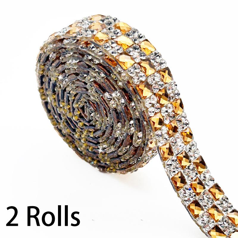 2 рулона стразовой ленты 1 ярд/рулон блестящая наклейка термоаппликация цепь лента для шляп сумок курток стекла DIY
2 рулона стразовой ленты 1 ярд/рулон блестящая наклейка термоаппликация цепь лента для шляп сумок курток стекла DIY