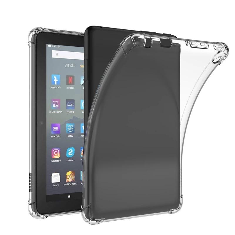 For Kindle Fire 7 2022 2019 2017 Case Transparent Silicone TPU Back Tablet Cover for Kindle Fire 7.0 inch Case Funda Fire 7 2017
For Kindle Fire 7 2022 2019 2017 Case Transparent Silicone TPU Back Tablet Cover for Kindle Fire 7.0 inch Case Funda Fire 7 2017