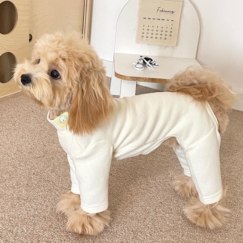 Elastic Pet Jumpsuit Four Legged Pants For Small Medium Dogs Cream Color Cozy Home Base Shirt Winter Warm Dog Clothes S бежевый
Elastic Pet Jumpsuit Four Legged Pants For Small Medium Dogs Cream Color Cozy Home Base Shirt Winter Warm Dog Clothes S бежевый