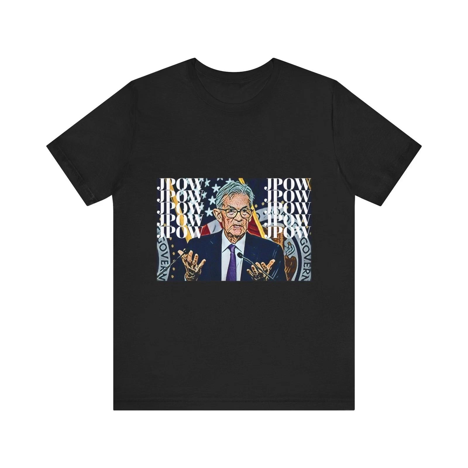 Jerome Powell JPOW Graphic Print Crew Neck Unisex Jersey Short Sleeve Tee Shirt S
Jerome Powell JPOW Graphic Print Crew Neck Unisex Jersey Short Sleeve Tee Shirt S