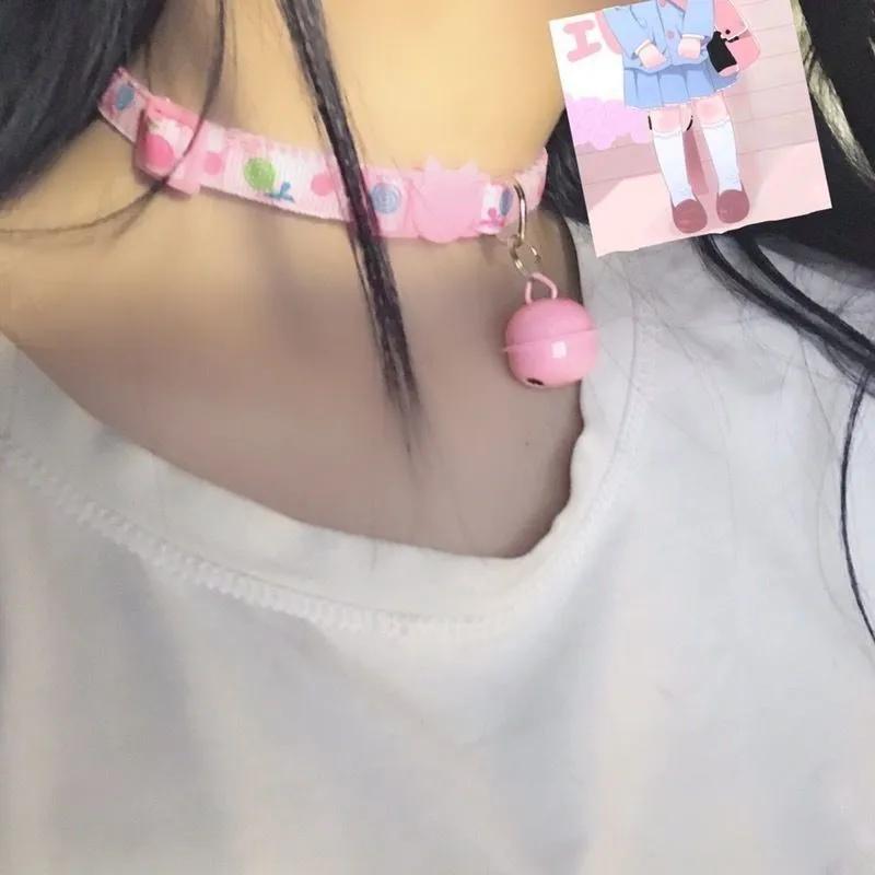 Sweet Girls Cute Lollipop Print Necklace with Bell Adjustable Collars JK Lolita Uniform Chokers Women Punk Torques Jewelry Gift Adjustable 20-32cm розовый
Sweet Girls Cute Lollipop Print Necklace with Bell Adjustable Collars JK Lolita Uniform Chokers Women Punk Torques Jewelry Gift Adjustable 20-32cm розовый