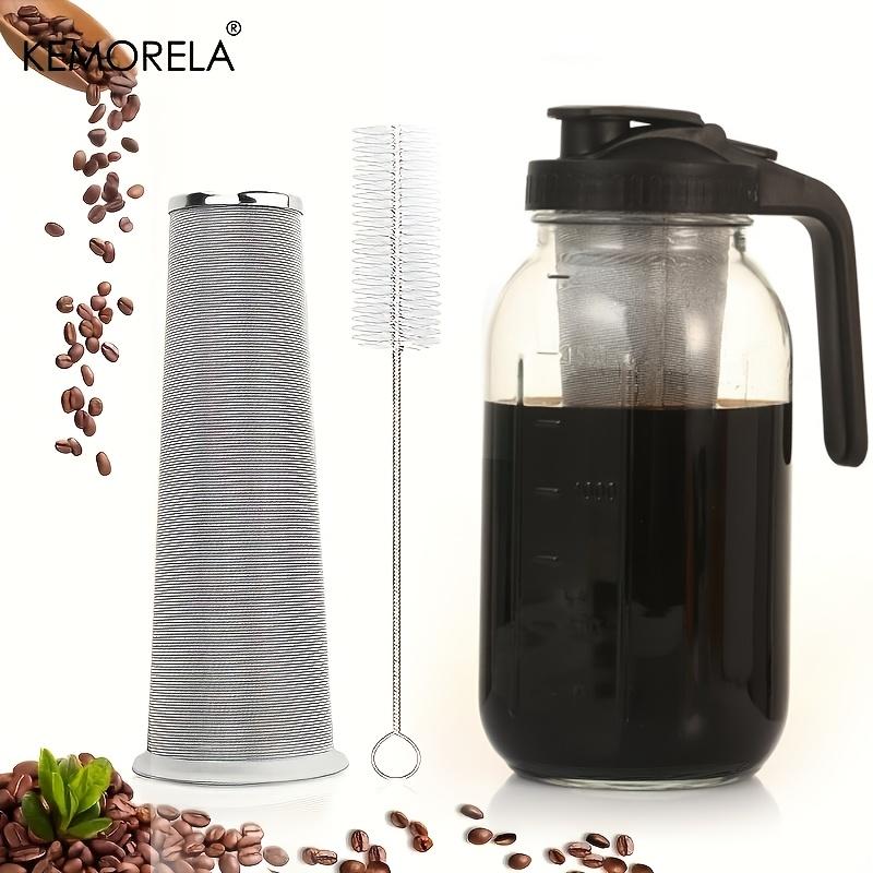 1PCS 32oz Large Capacity Cold Brew Coffee Maker - Ultra-Dense Filter BPA-Free Sturdy Mason Jar Kettle with Cleaning Brush
1PCS 32oz Large Capacity Cold Brew Coffee Maker - Ultra-Dense Filter BPA-Free Sturdy Mason Jar Kettle with Cleaning Brush