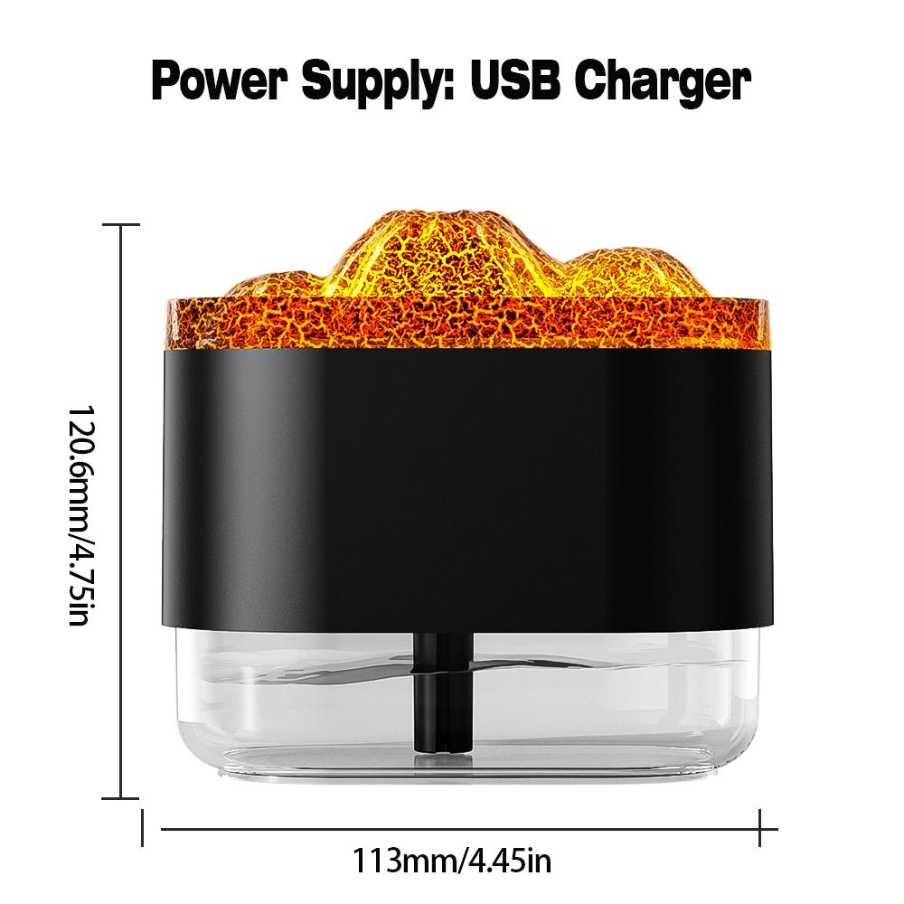 300ML 7 Colorful Lights Volcano Flame Diffuser Volcano Humidifier Diffuser Essential Oils Mini Diffuser Aroma Diffuser for Home чёрный
300ML 7 Colorful Lights Volcano Flame Diffuser Volcano Humidifier Diffuser Essential Oils Mini Diffuser Aroma Diffuser for Home чёрный