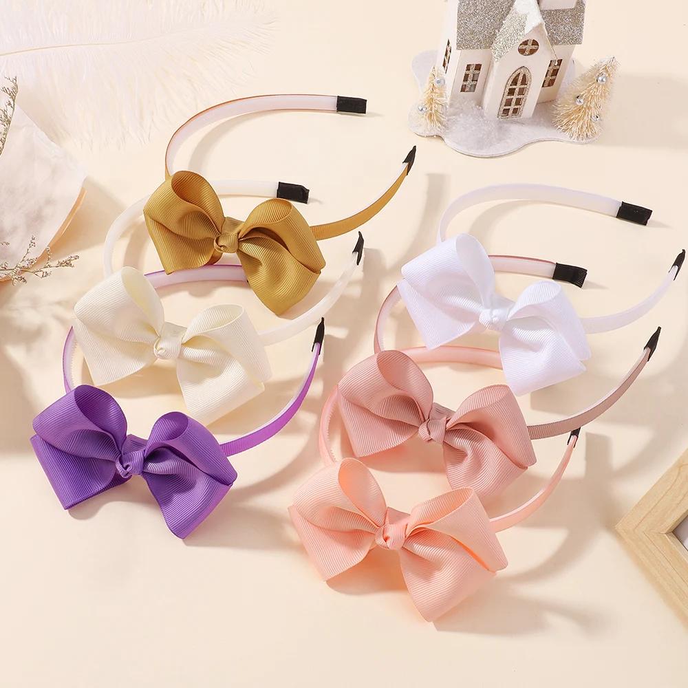 BABY BOWS 2Pcs/lot 4.52 Grosgrain Ribbon Hair Bows Headbands for Girls Cute Bowknot Hairbands Headwear Hair Accessories Set
BABY BOWS 2Pcs/lot 4.52 Grosgrain Ribbon Hair Bows Headbands for Girls Cute Bowknot Hairbands Headwear Hair Accessories Set