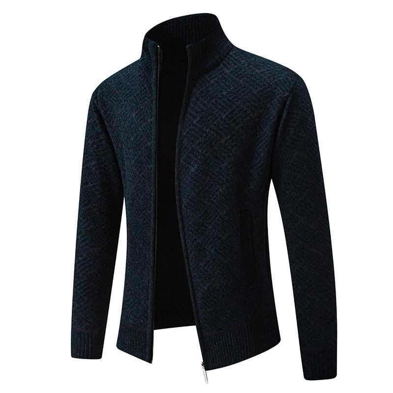 New Winter Men s Fashionable Casual Stand-up Collar Sweater Jacket Thickened Velvet Jacket for Young and Middle-aged People XXXL
New Winter Men s Fashionable Casual Stand-up Collar Sweater Jacket Thickened Velvet Jacket for Young and Middle-aged People XXXL