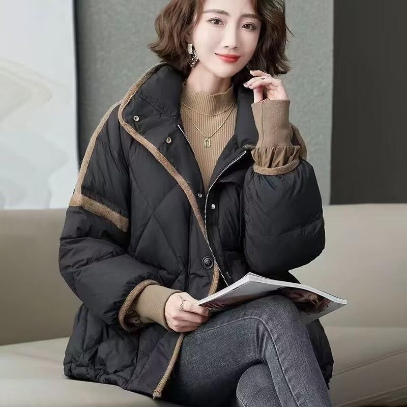 Женское весенне-осенне-зимнее короткое пальто больших размеров, тонкое и теплое, однотонное, с квадратным воротником, универсальное пальто XXS
Женское весенне-осенне-зимнее короткое пальто больших размеров, тонкое и теплое, однотонное, с квадратным воротником, универсальное пальто XXS