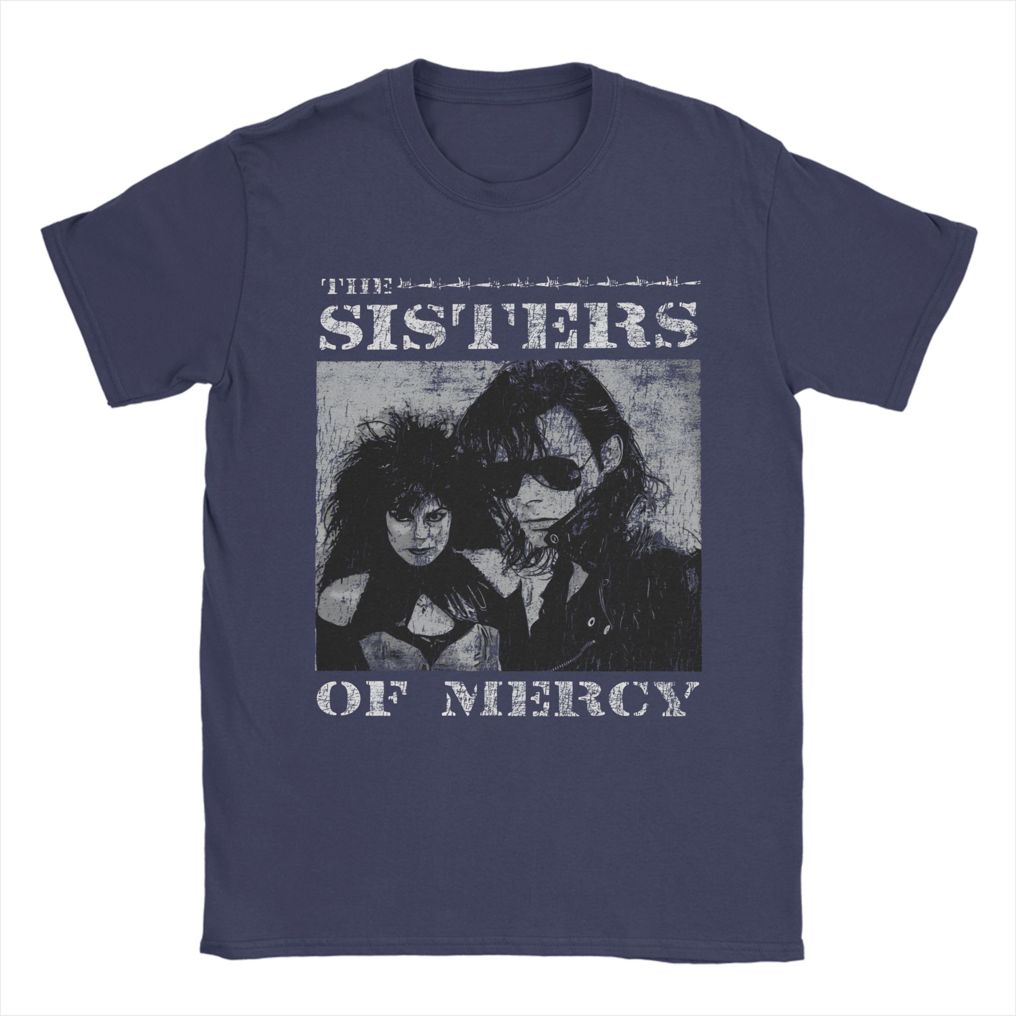Vintage The Sisters of Mercy TShirt for Men Crew Neck Pure Cotton T Shirts Short Sleeve Tee Shirt Summer Clothes 4XL
Vintage The Sisters of Mercy TShirt for Men Crew Neck Pure Cotton T Shirts Short Sleeve Tee Shirt Summer Clothes 4XL