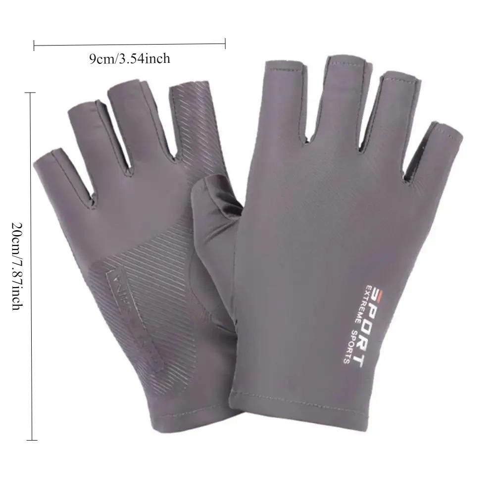 1PCS Ice Silk Halffinger Cycling Gloves for Men and Women Outdoor Sports Fitness Driving Fishing Highelastic Comfortable 21x9cm серый
1PCS Ice Silk Halffinger Cycling Gloves for Men and Women Outdoor Sports Fitness Driving Fishing Highelastic Comfortable 21x9cm серый