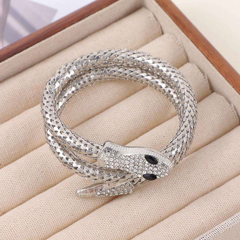 Exaggerated Snake Necklace Bracelet Adjustable Personalized Hip-Hop Style Necklace Bracelet Street Shot Show Trendy Cool Neck Chain
Exaggerated Snake Necklace Bracelet Adjustable Personalized Hip-Hop Style Necklace Bracelet Street Shot Show Trendy Cool Neck Chain