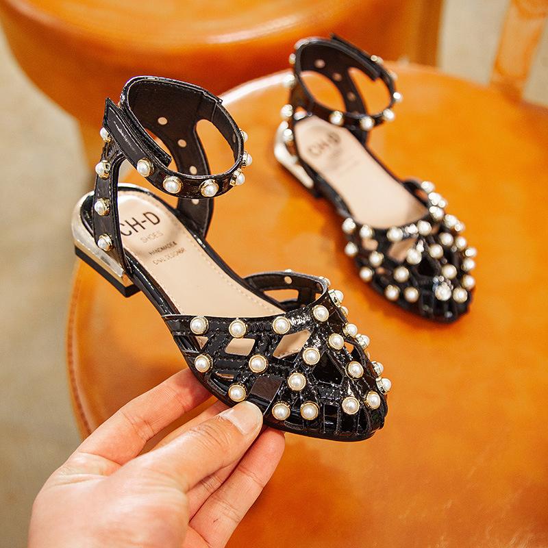 Girls Sandals Summer Children S Rivet Pearl Square Heel Fashion Sandals Kids Girls High Heel Princess Shoes Cool Size 29
Girls Sandals Summer Children S Rivet Pearl Square Heel Fashion Sandals Kids Girls High Heel Princess Shoes Cool Size 29