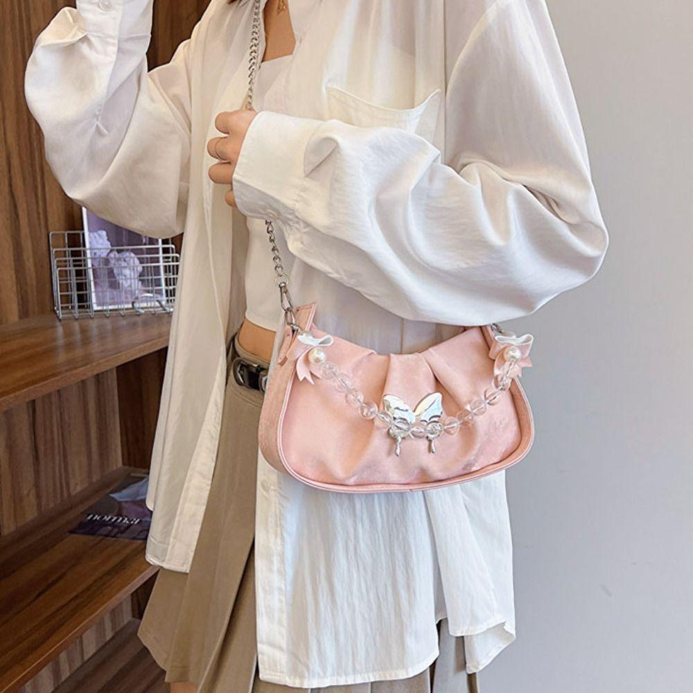 Большая вместительная женская сумка через плечо Pearl Handheld Sweet Armpit Bag Butterfly Crossbody Bag Travel чёрный
Большая вместительная женская сумка через плечо Pearl Handheld Sweet Armpit Bag Butterfly Crossbody Bag Travel чёрный