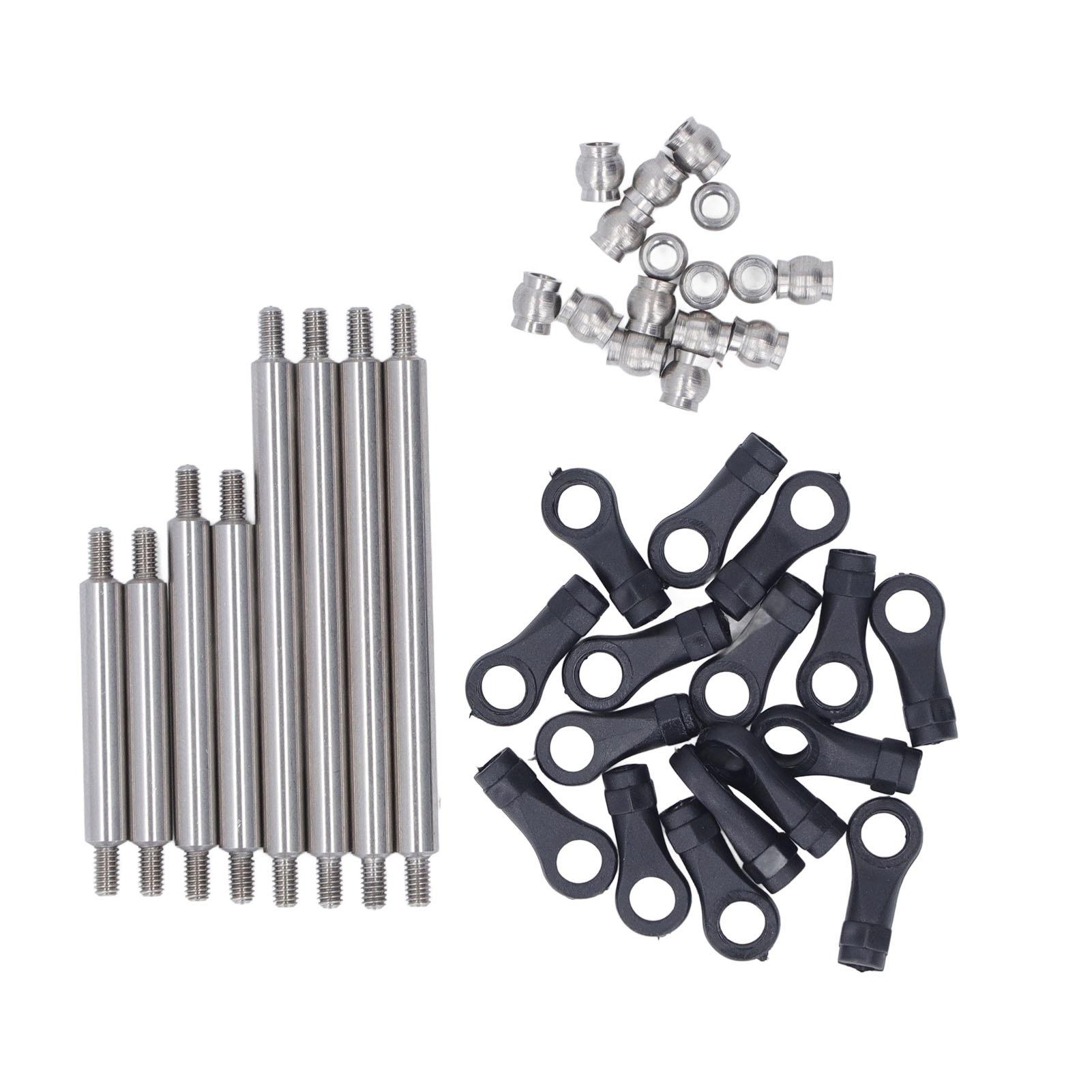 RC Rod Link Kit Rust Proof Stainless Steel Suspension Link Set Replacement for Traxxas 118 RC
RC Rod Link Kit Rust Proof Stainless Steel Suspension Link Set Replacement for Traxxas 118 RC