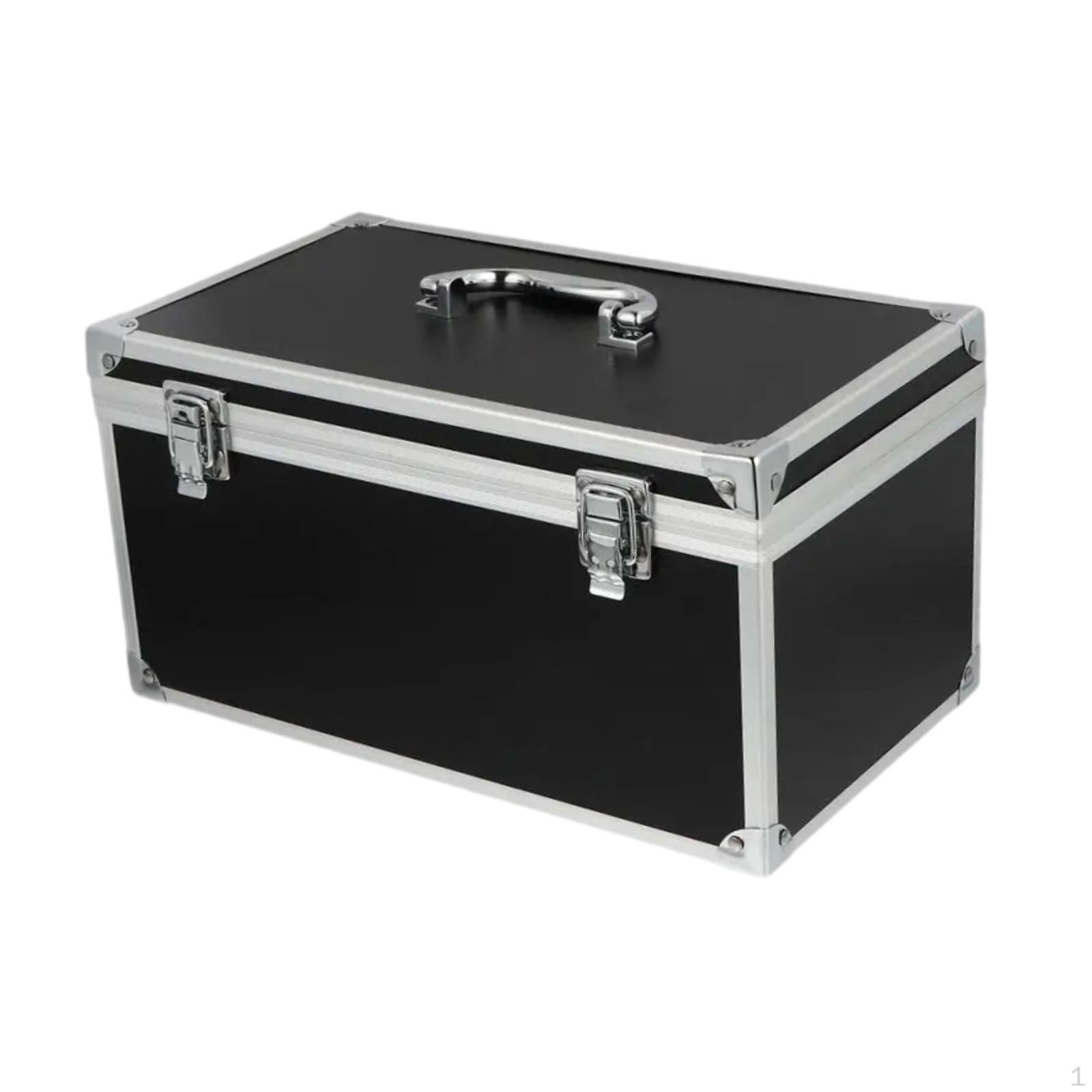 Алюминиевый сплав кейс-органайзер, многофункциональный ящик для инструментов для путешествий на открытом воздухе премиум-класса 29cmx16cmx15cm
Алюминиевый сплав кейс-органайзер, многофункциональный ящик для инструментов для путешествий на открытом воздухе премиум-класса 29cmx16cmx15cm