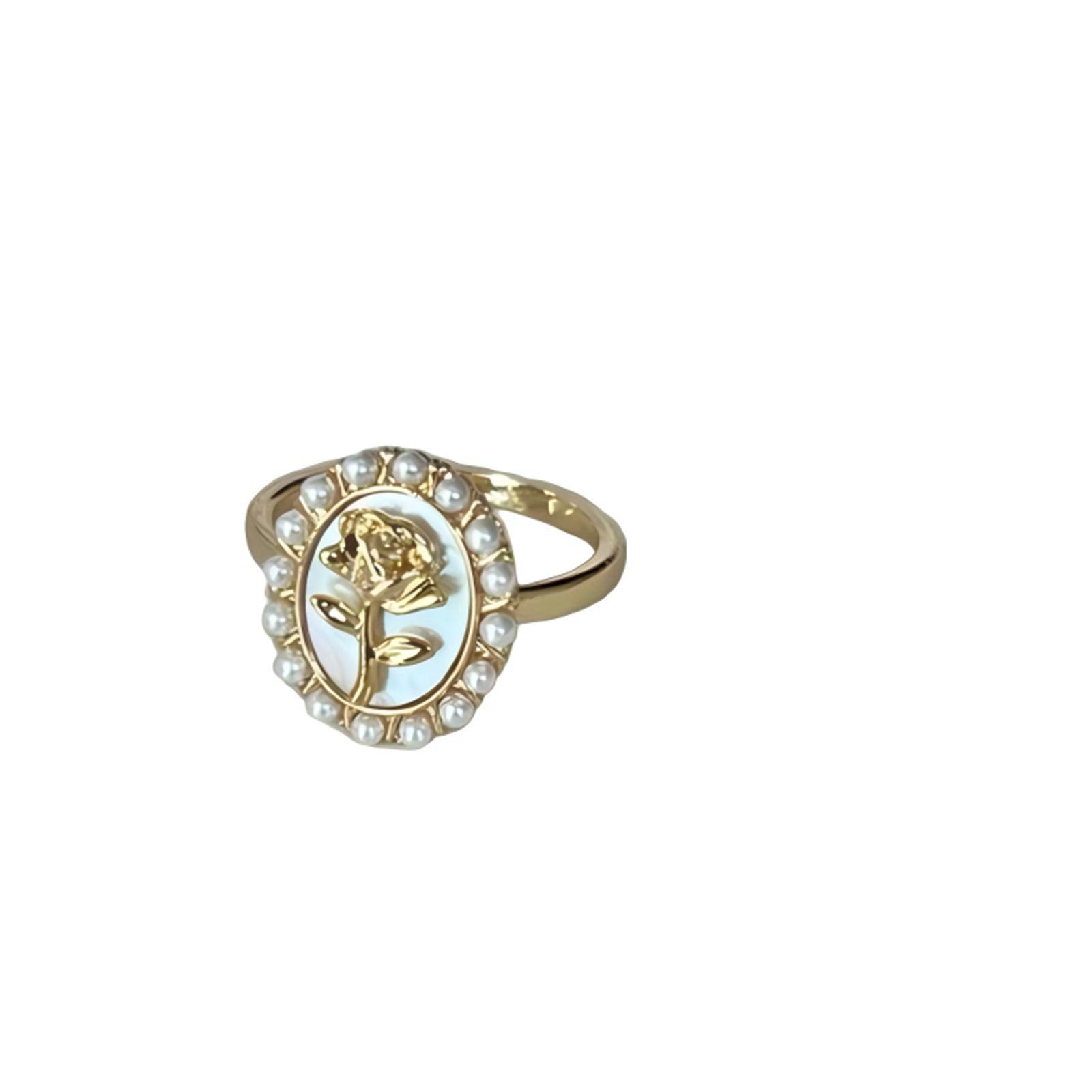 Жемчужные кольца для женщин Кольцо на указательный палец в виде цветка Регулируемое Винтажный дизайн французских ювелирных изделий Женские аксессуары Мода Роскошь Креативный подарок one size золотой
Жемчужные кольца для женщин Кольцо на указательный палец в виде цветка Регулируемое Винтажный дизайн французских ювелирных изделий Женские аксессуары Мода Роскошь Креативный подарок one size золотой