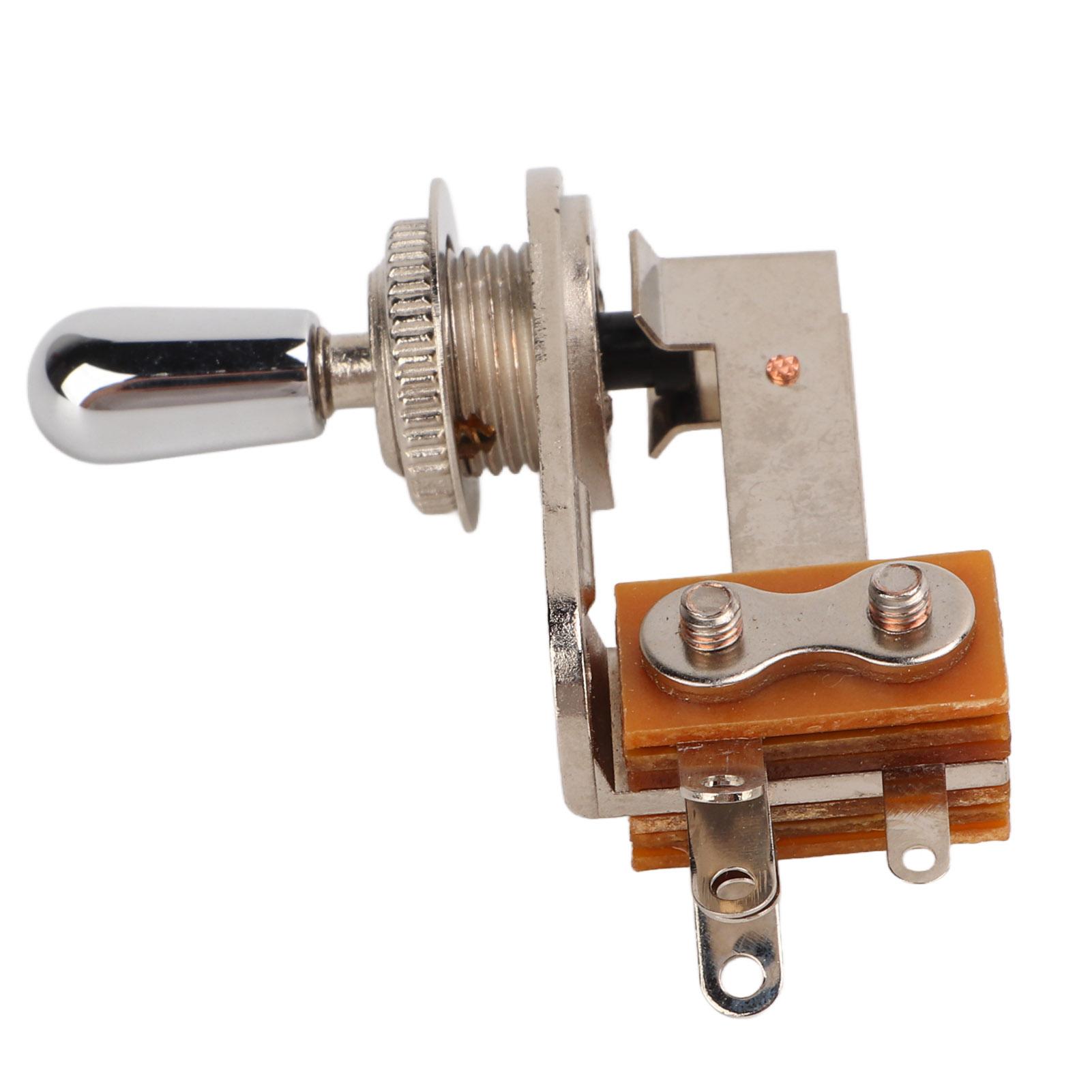 3 Way L Shaped Toggle Switch Electric Guitar Pickup Selector Replacement Tones Control PartsSilver
3 Way L Shaped Toggle Switch Electric Guitar Pickup Selector Replacement Tones Control PartsSilver