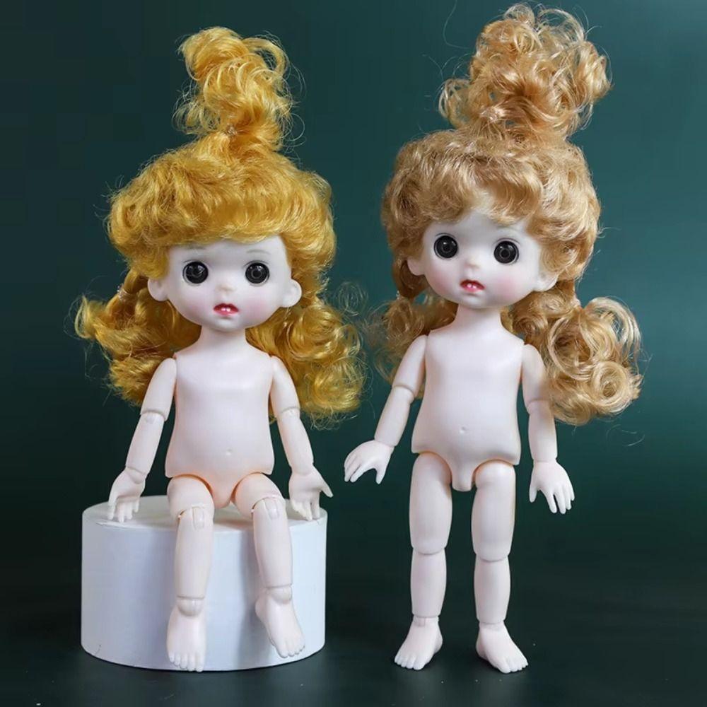 Beautiful 1/8 BJD Movable Joint Doll Body Curly Hair Doll Head with Hair Toddler Style 2
Beautiful 1/8 BJD Movable Joint Doll Body Curly Hair Doll Head with Hair Toddler Style 2