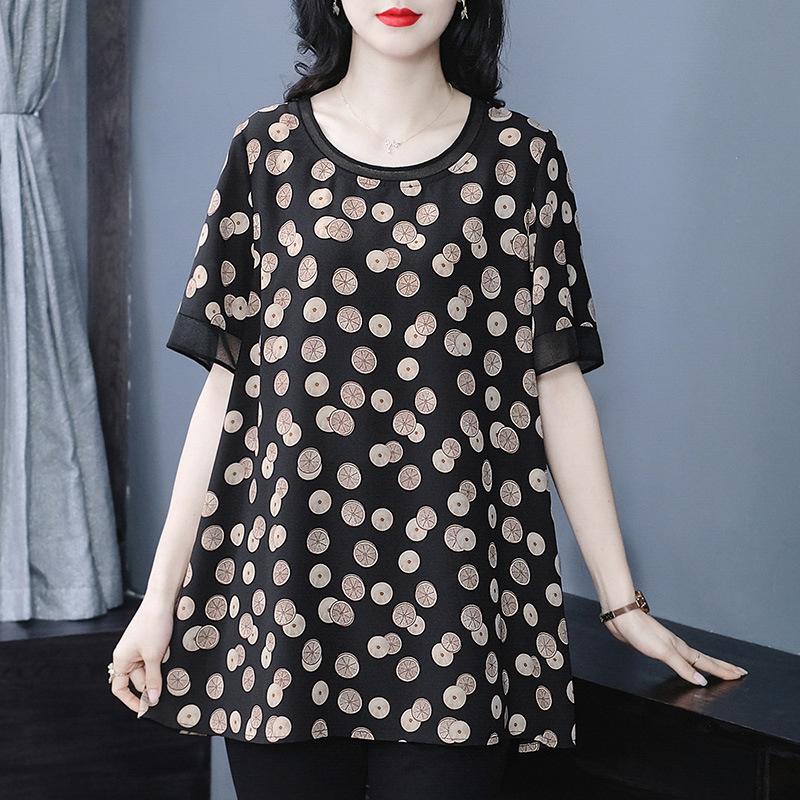 2025 Summer Print Loose Plus Size Chiffon Shirt for Middle-Aged Women XL (Recommended 120-140 lbs) цветочные печати
2025 Summer Print Loose Plus Size Chiffon Shirt for Middle-Aged Women XL (Recommended 120-140 lbs) цветочные печати