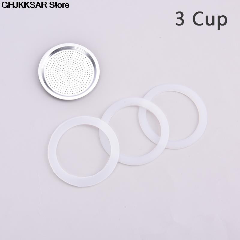 3 силиконовые прокладки и 1 алюминиевый фильтр для кофейника Moka Pot, сменная бутылка для кофе, совместимая с Moka на 3/6/9/12 чашек 3 Cup
3 силиконовые прокладки и 1 алюминиевый фильтр для кофейника Moka Pot, сменная бутылка для кофе, совместимая с Moka на 3/6/9/12 чашек 3 Cup