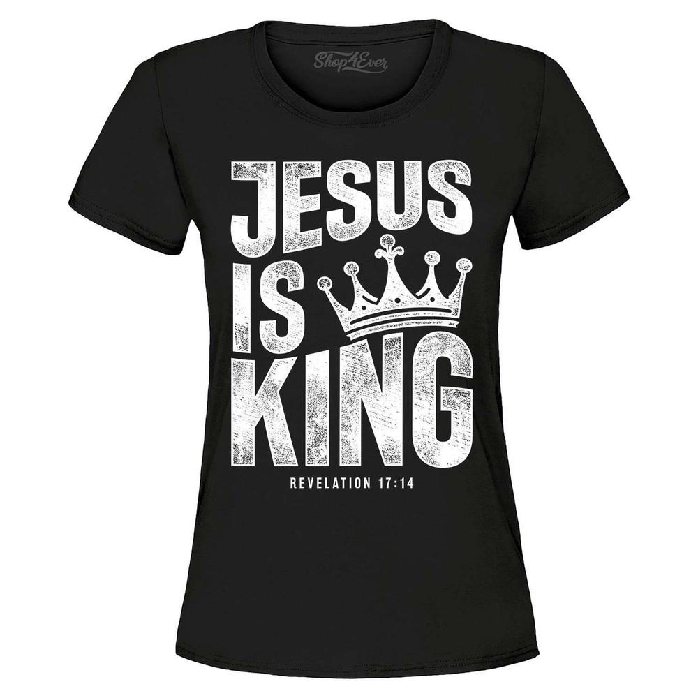 Jesus Is King Revelation 17:14 Women s T-Shirt Christian Shirt L
Jesus Is King Revelation 17:14 Women s T-Shirt Christian Shirt L
