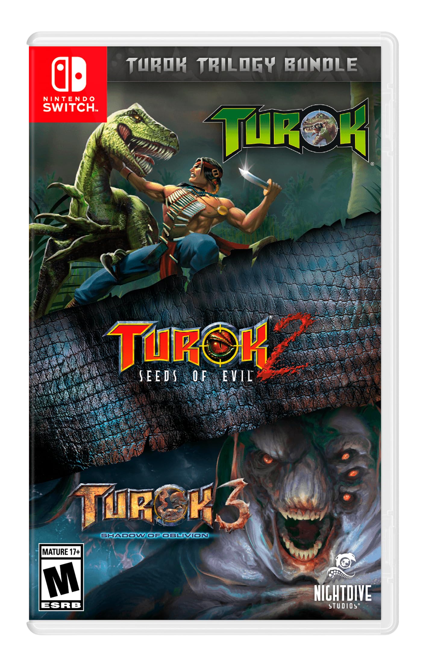 Turok Trilogy Bundle North Switch (Import America) – красный
Turok Trilogy Bundle North Switch (Import America) – красный