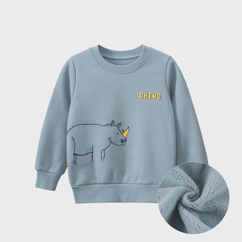 «27kids Boys Dinosaur Cartoon Sweatshirt - Autumn, Plus Velvet, Round Neck, Baby Apparel» 130 cm
«27kids Boys Dinosaur Cartoon Sweatshirt - Autumn, Plus Velvet, Round Neck, Baby Apparel» 130 cm