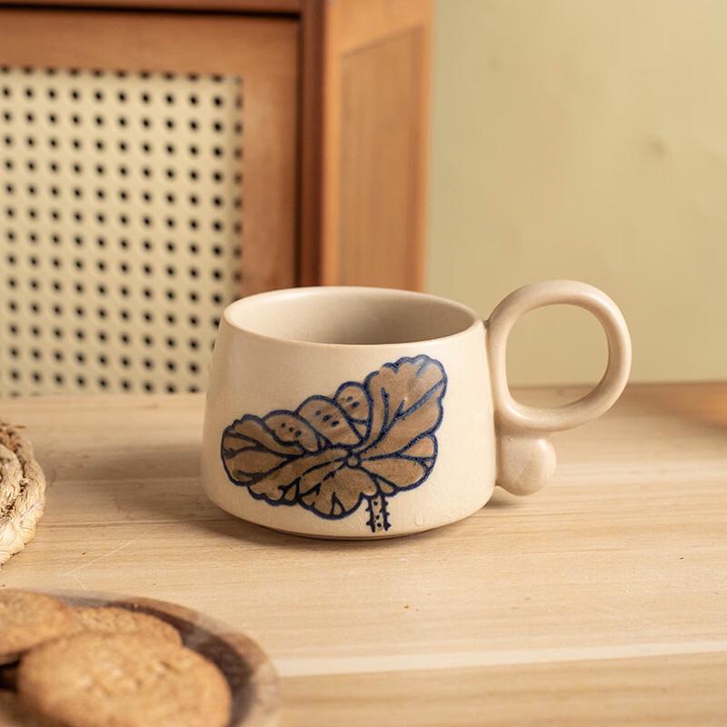 Shangqi Coarse Pottery Lotus Leaf Ice Crack Mug
Shangqi Coarse Pottery Lotus Leaf Ice Crack Mug