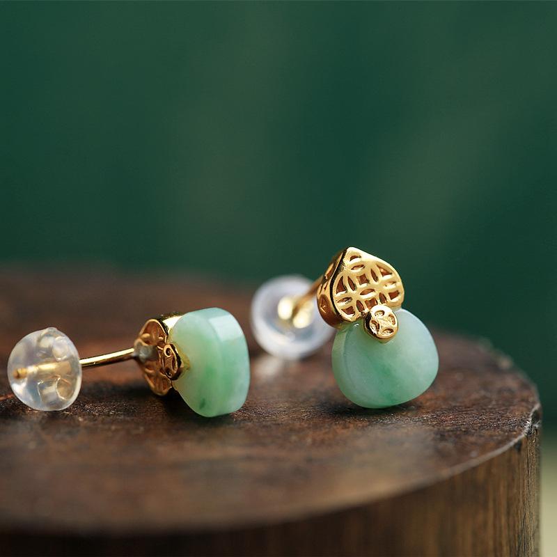 925 Sterling Silver Jewelry Red Agate Jade Gourd Stud Earrings for Women Wedding Party Jewelry for Girls Friend Gift Silver Plated
925 Sterling Silver Jewelry Red Agate Jade Gourd Stud Earrings for Women Wedding Party Jewelry for Girls Friend Gift Silver Plated