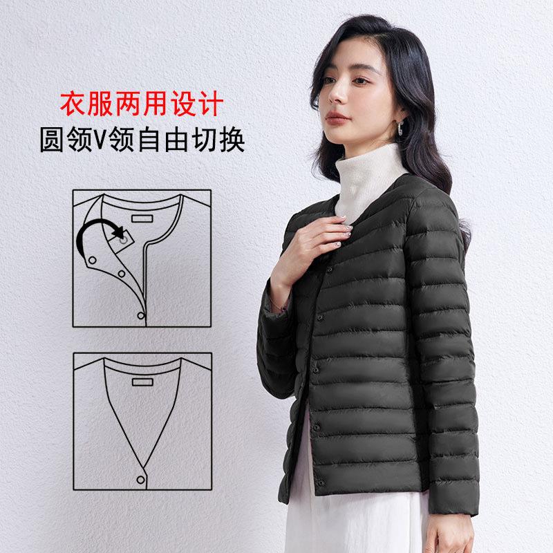 New collar autumn and winter light down jacket liner long sleeve women s short round neck large size inner wear outer wear warm vest XL чорний
New collar autumn and winter light down jacket liner long sleeve women s short round neck large size inner wear outer wear warm vest XL чорний