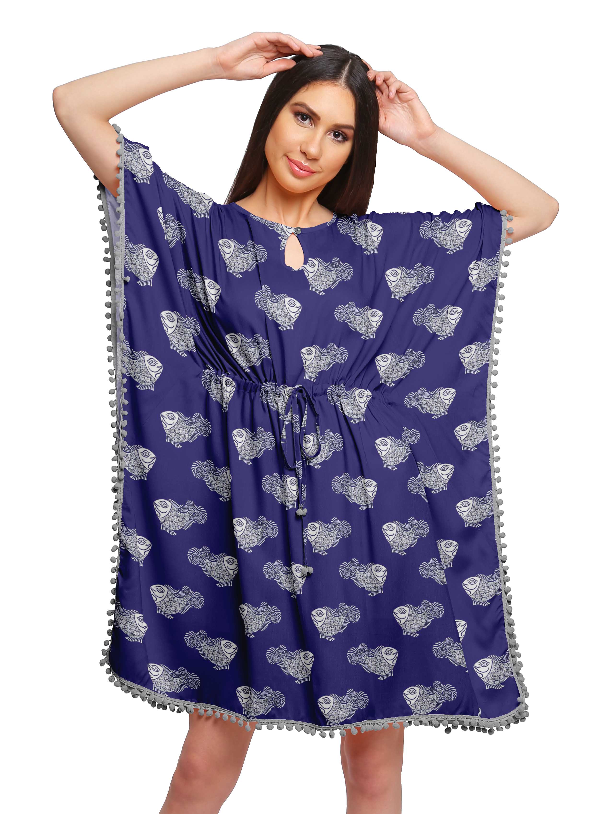 Moomaya Принтований пляж Coverup Kimono Caftan Kaftan Swimsuit Coverup For XS-M оксфорд синього кольору
Moomaya Принтований пляж Coverup Kimono Caftan Kaftan Swimsuit Coverup For XS-M оксфорд синього кольору