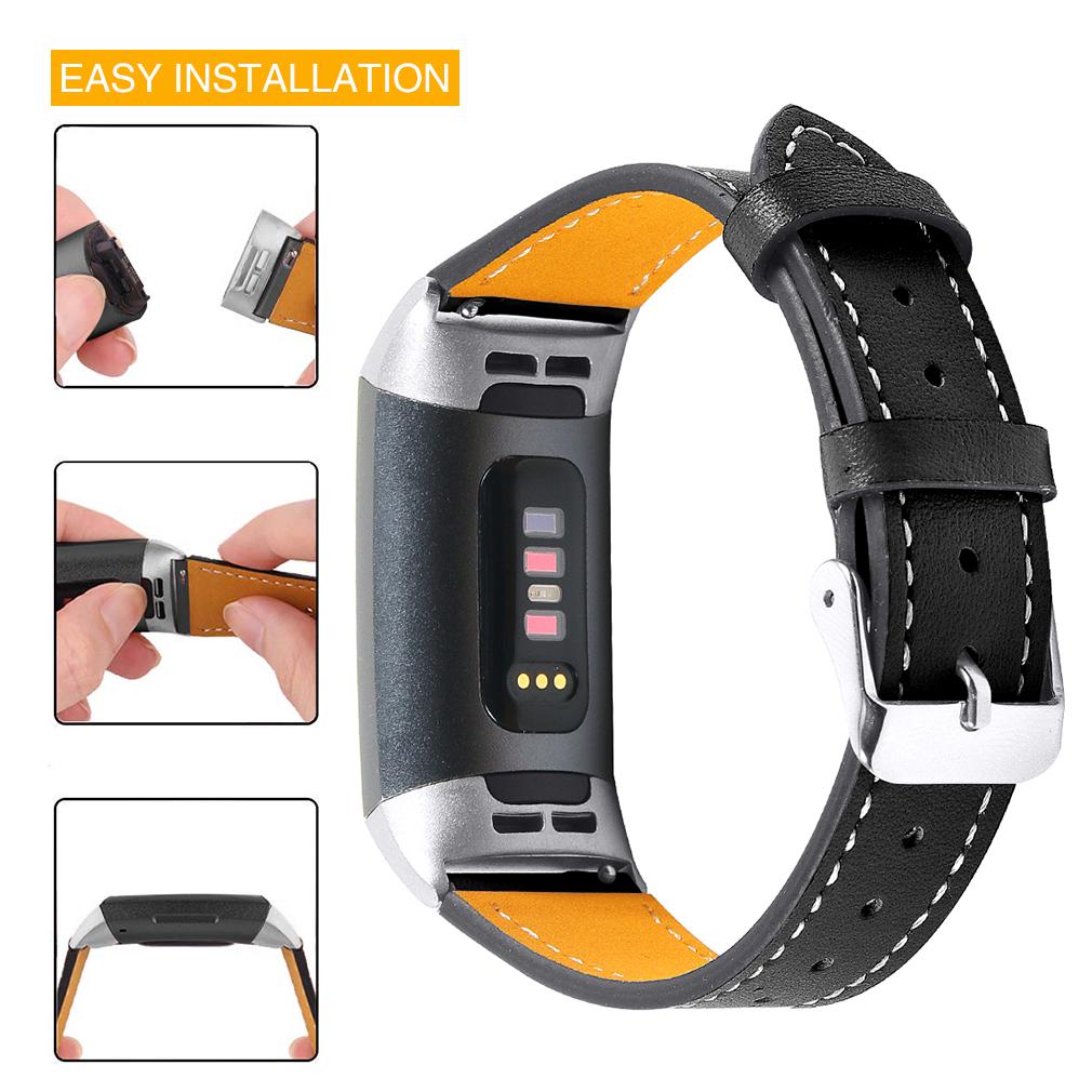 For Fitbit Charge 4/3 Watch Strap Genuine Leather Smart Watch Band Replacement Black
For Fitbit Charge 4/3 Watch Strap Genuine Leather Smart Watch Band Replacement Black