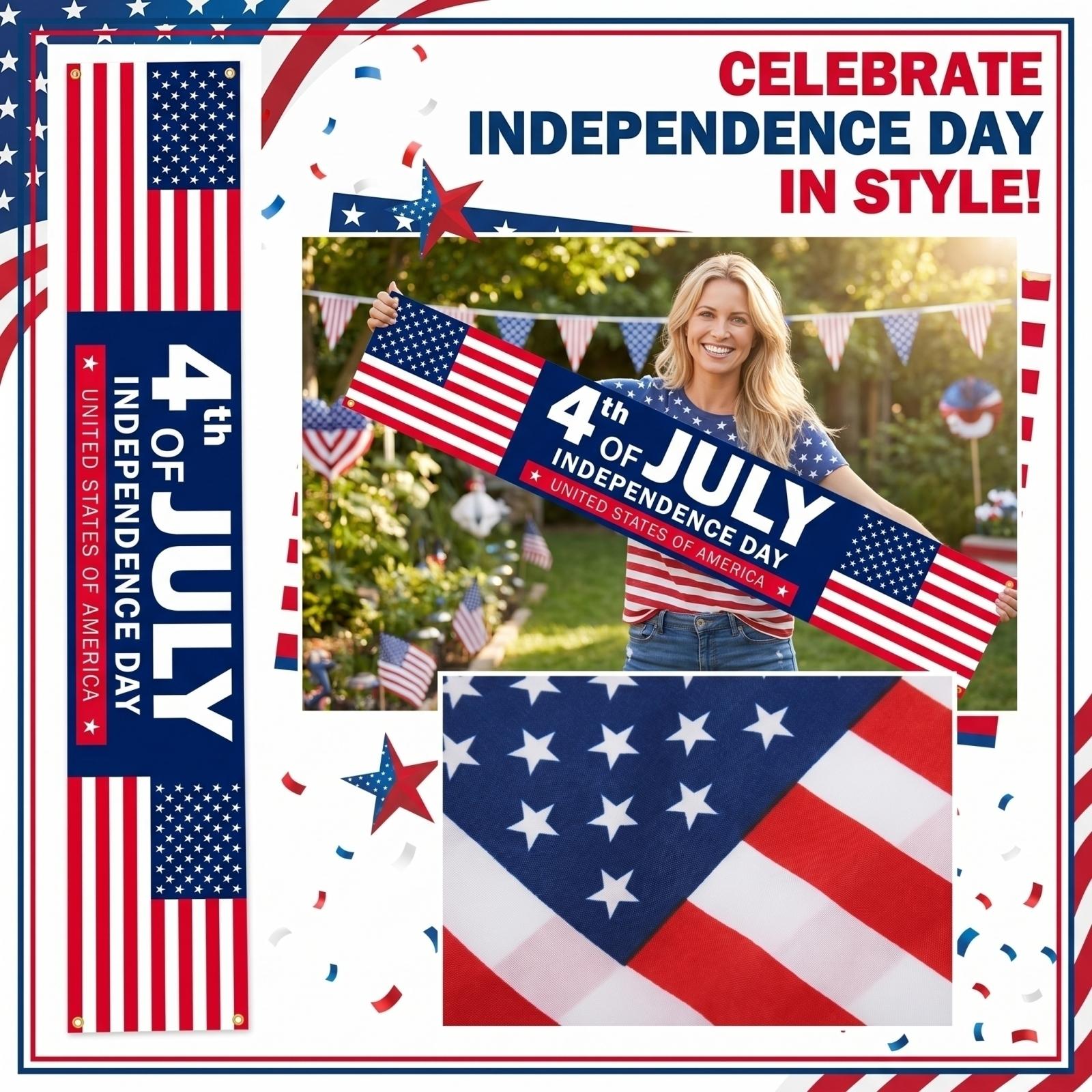 Fourth of July Independence Day States of America Patriotic Outdoor Indoor Decoration for Celebrations One Size
Fourth of July Independence Day States of America Patriotic Outdoor Indoor Decoration for Celebrations One Size