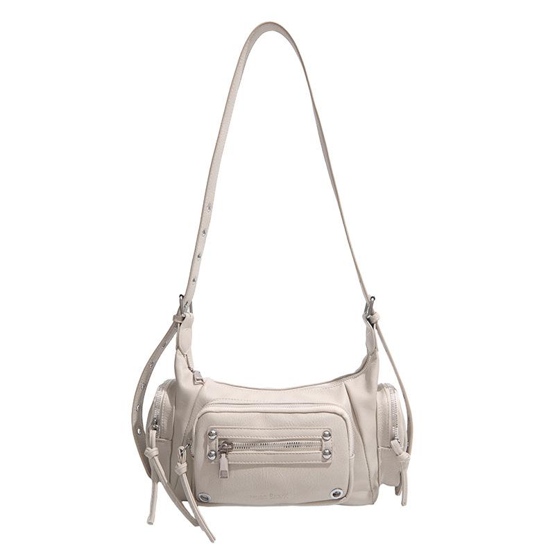 Trendy Moto-style Shoulder Bag Women Y2k Style Underarm Crossbody Purse With Adjustable Strap Multi-pocket Casual Dating Handag
Trendy Moto-style Shoulder Bag Women Y2k Style Underarm Crossbody Purse With Adjustable Strap Multi-pocket Casual Dating Handag