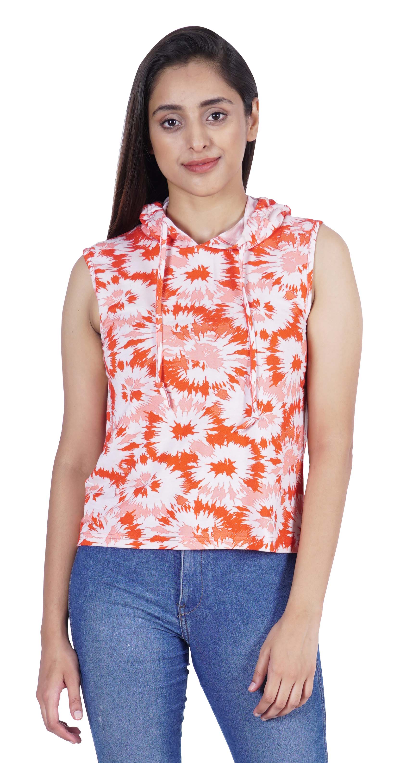 Moomaya Womens Printed Hoodie Sleeveless Top Casual Hoodie Drawstring XXL помаранчевий
Moomaya Womens Printed Hoodie Sleeveless Top Casual Hoodie Drawstring XXL помаранчевий